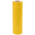 MH-USA 18'' x 59 Gauge x 1500' Yellow Color-Tinted Hand Stretch Film
