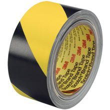 MH-USA 2" x 36 yds. Black/Yellow 3M Safety Stripe Vinyl Tape 5702