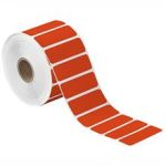 MH-USA 2 1/2 x 1"Red Desktop Direct Thermal Label