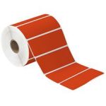 MH-USA 4 x 1 1/2" Red Desktop Direct Thermal Label