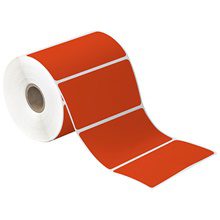MH-USA 4 x 2" Red Desktop Direct Thermal Label