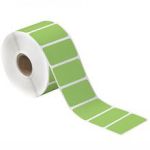 MH-USA 2 x 1" Green Desktop Direct Thermal Label