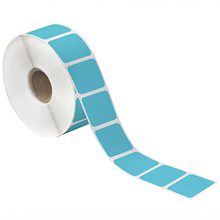 MH-USA 1 1/2 x 3/4" Blue Desktop Direct Thermal Label