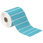 MH-USA 4 x 1" Blue Desktop Direct Thermal Label
