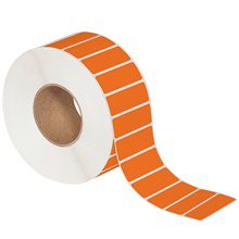 MH-USA 3 x 1" Orange Thermal Transfer Labels