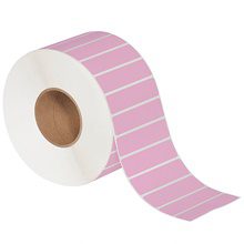 MH-USA 4 x 1" Pink Thermal Transfer Labels