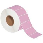 MH-USA 4 x 2" Pink Thermal Transfer Labels