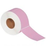 MH-USA 4 x 6 1/2" Pink Thermal Transfer Labels
