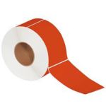 MH-USA 4 x 6 1/2" Red Thermal Transfer Labels