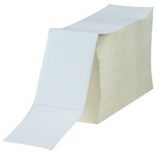 MH-USA 3 x 5" White Fanfold Thermal Transfer Labels