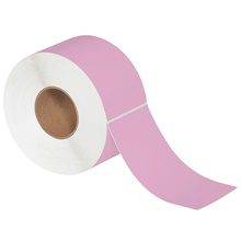 MH-USA 4 x 8" Pink Thermal Transfer Labels