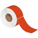 MH-USA 4 x 8" Red Thermal Transfer Labels