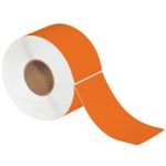 MH-USA 4 x 8" Orange Thermal Transfer Labels