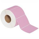 MH-USA 6 x 4" Pink Thermal Transfer Labels