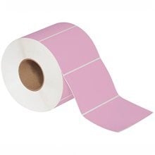 MH-USA 6 x 4" Pink Thermal Transfer Labels