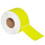MH-USA 4 x 6" Fluorescent Yellow Thermal Transfer Labels