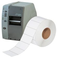 MH-USA 4 1/2 x 2 1/2" White Direct Thermal Labels