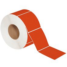 MH-USA 4 x 4" Red Direct Thermal Labels