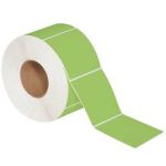 MH-USA 4 x 4" Green Direct Thermal Labels