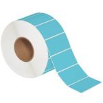 MH-USA 4 x 2" Blue Direct Thermal Labels