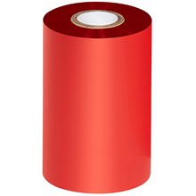 MH-USA 4.02" x 1181' Red Thermal Transfer Ribbons- Wax/Resin