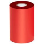MH-USA 4.33" x 1476' Red Thermal Transfer Ribbons- Wax/Resin