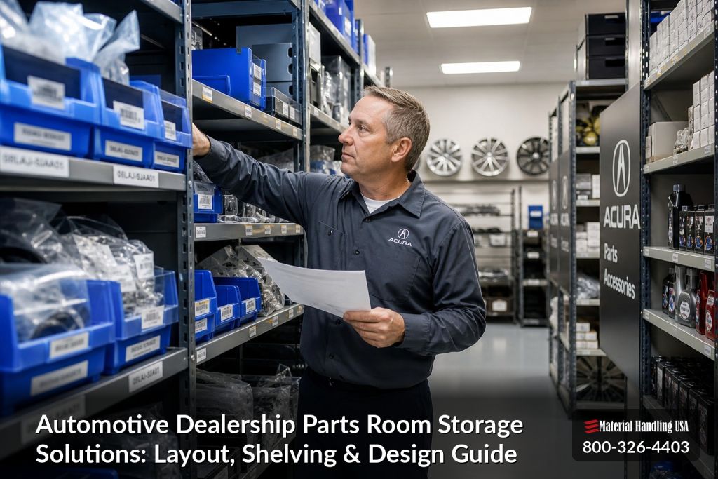 Automotive Dealership Parts Room Storage Solutions: Layout, Shelving & Design Guide - automotive dealership parts room sto...