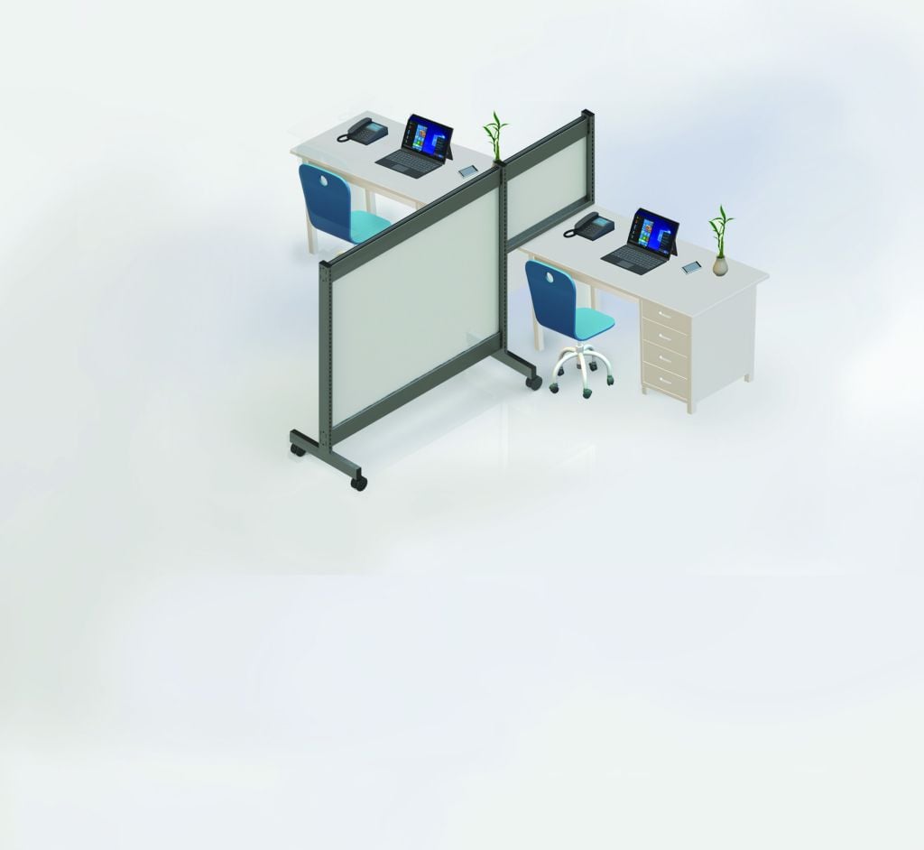 Powered mobile shelving system with controls