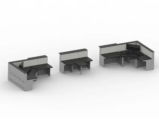 Three e-SystemsGroup console configurations for different room sizes