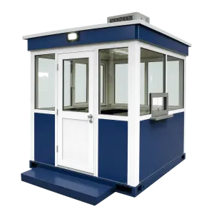 Permanent prefabricated guard booths and guard houses