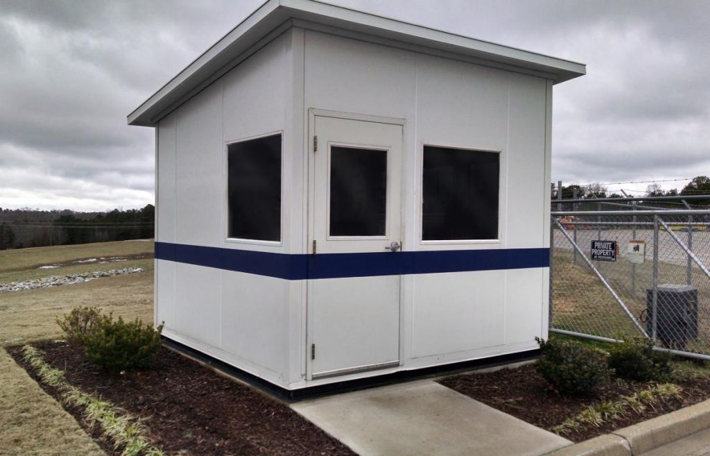 Guard booth features interior view