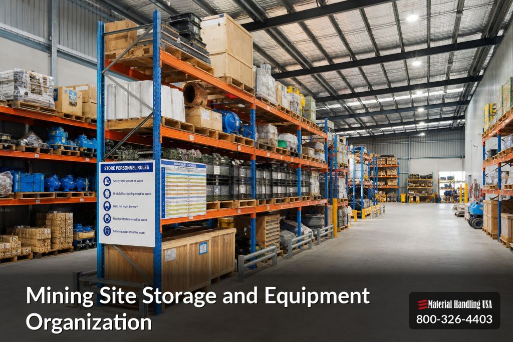 Mining Site Storage and Equipment Organization - mining site storage and equipment organization