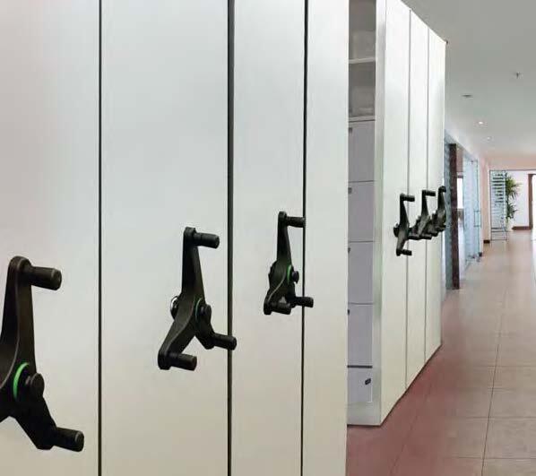Aurora Storage mobile shelving system