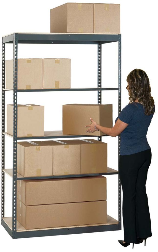 Organized retail stockroom design