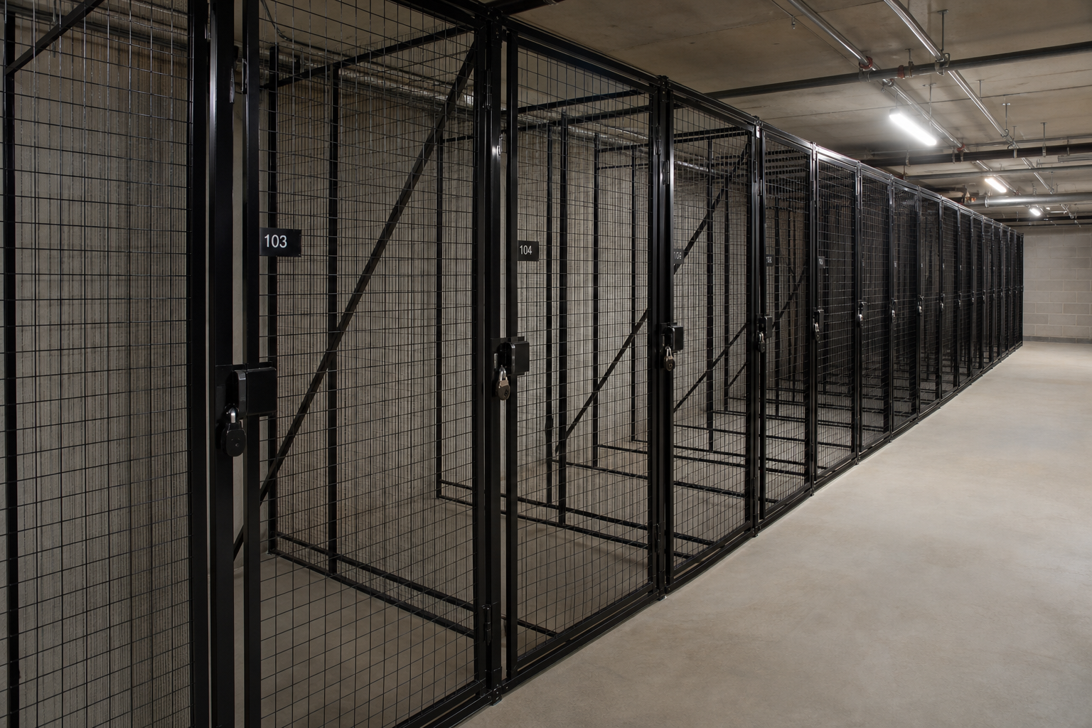 Wire Mesh Tenant Cages