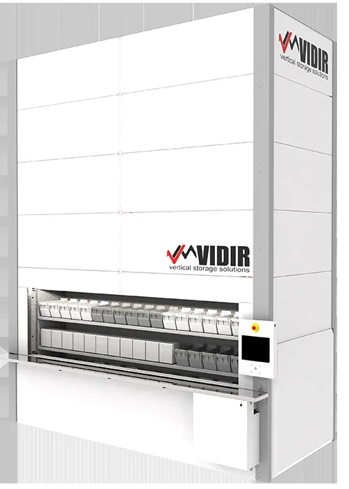Vidir medical supplies carousel for hospital central supply and sterile storage