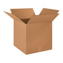 18 × 18 × 18 in. corrugated boxes, 15 per bundle