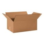MH-USA 19 3/4 x 12 3/8 x6 3/8 32ECT Corrugated Boxes- Fits 3 Pk Clamshell wine shippers Printed (Alcohol wa (25/EA)
