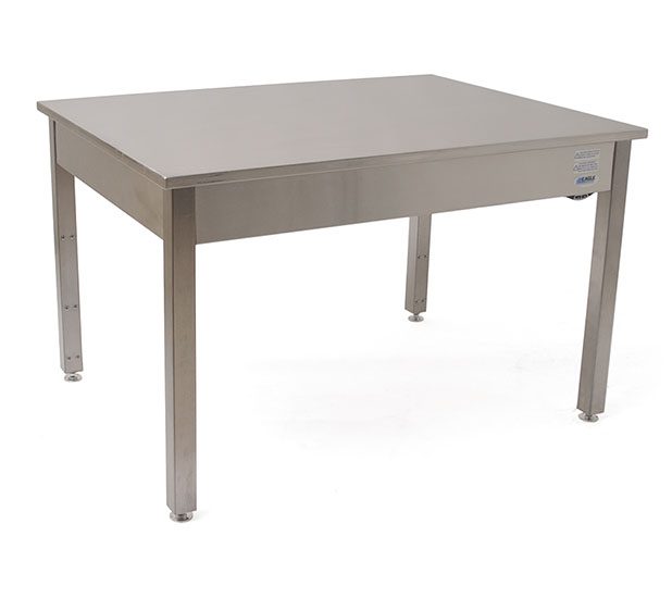 Electronic drive height adjustable stainless steel laboratory table