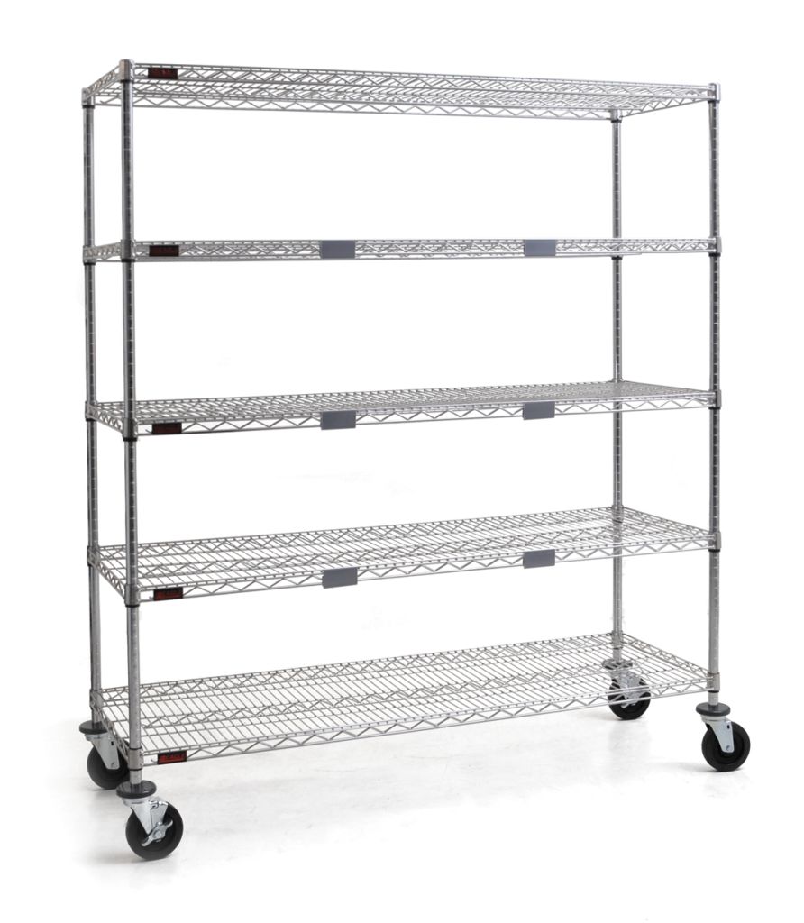 Eagle MHC mobile wire exchange cart for lab supply and glassware transport