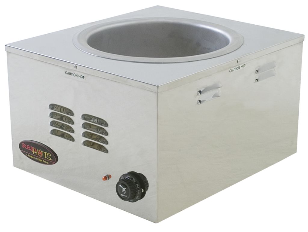 Countertop food warmer for holding and serving