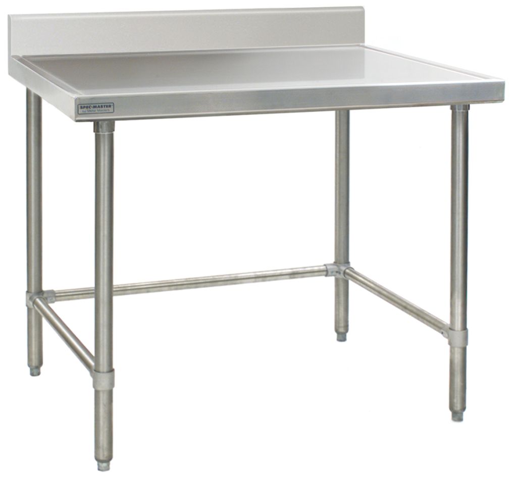 Budget series stainless worktable for Utah light-duty prep areas