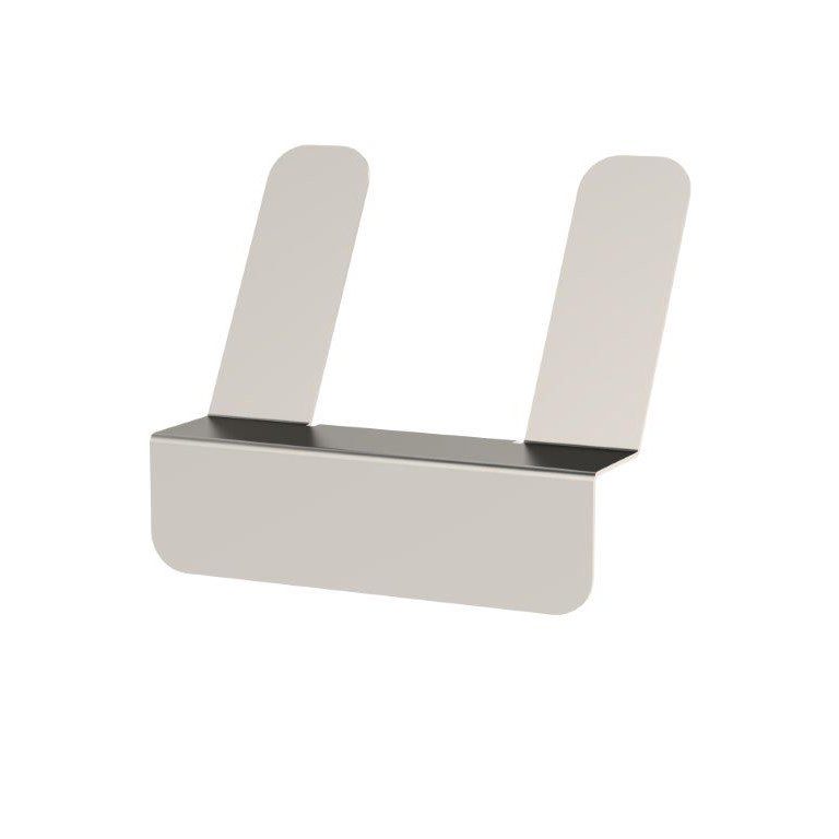 Stainless steel gowning bench shoe hook for cleanroom gowning room benches