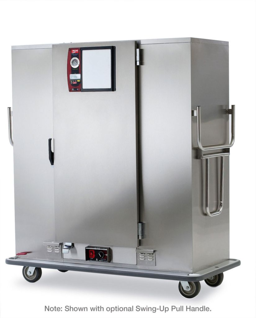 Metro MBQ one-door heated banquet cabinet for event plate holding