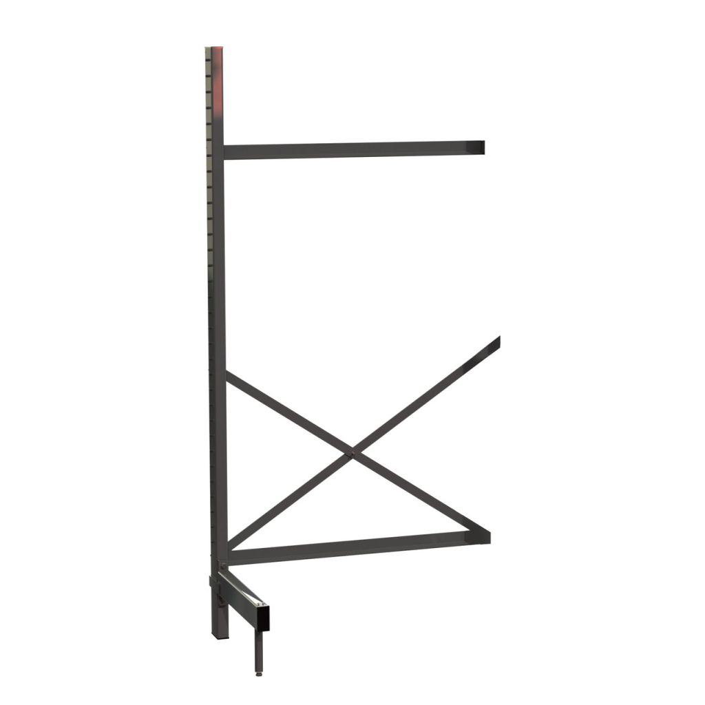 Adjustable cantilever shelving workstation kit