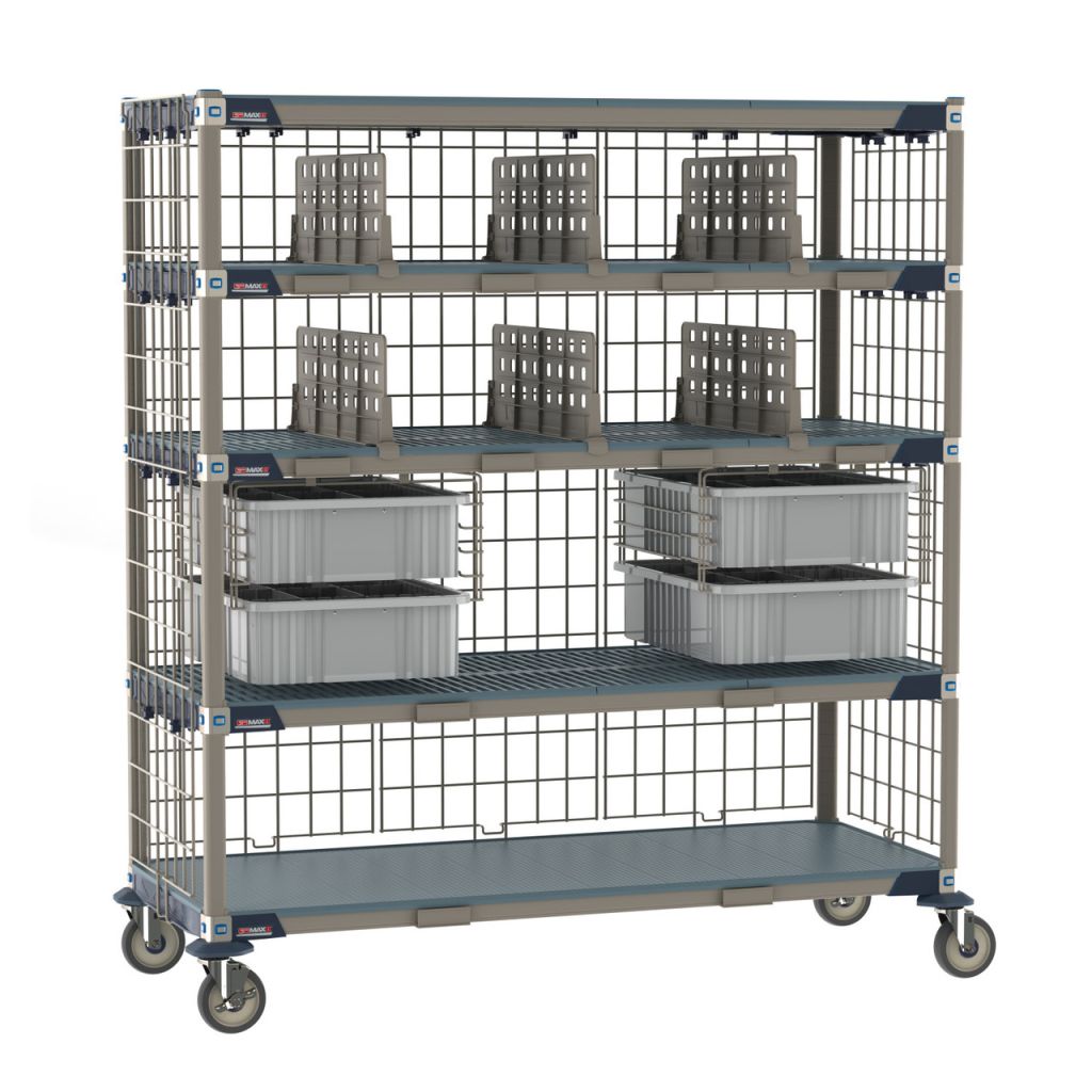MetroMax i deluxe par level cart with cover