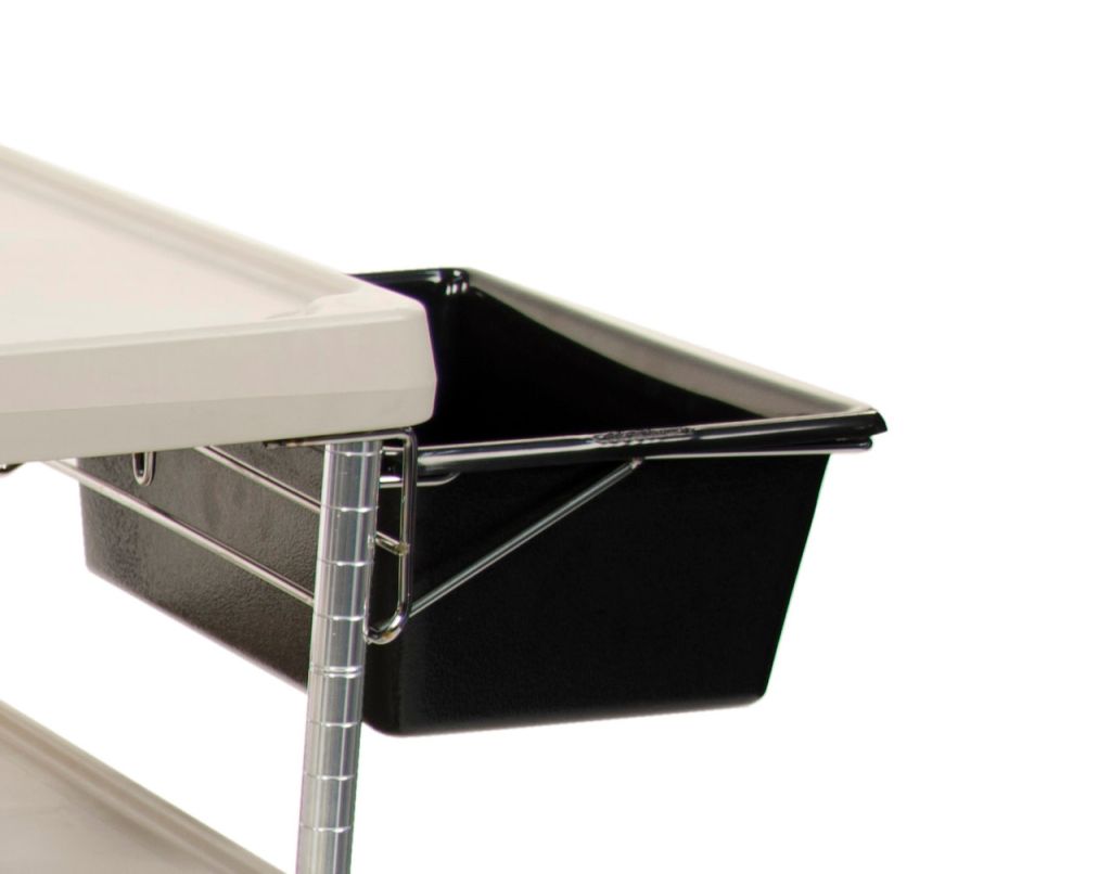 Metro myCart Series utility bin and holder cart accessory for small parts