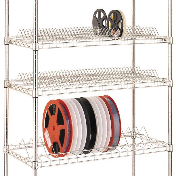 Super Erecta SMT reel shelves for surface mount component reel storage
