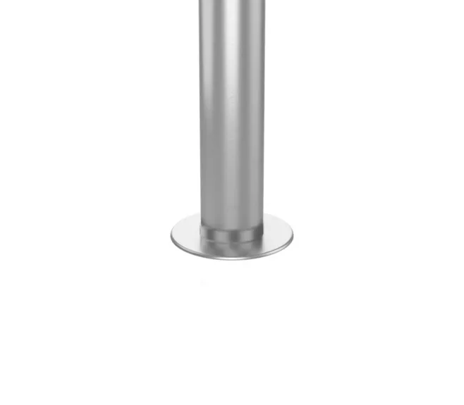 Visiontron REMOVABLE socket base mount holding a classic stanchion post flush to the floor