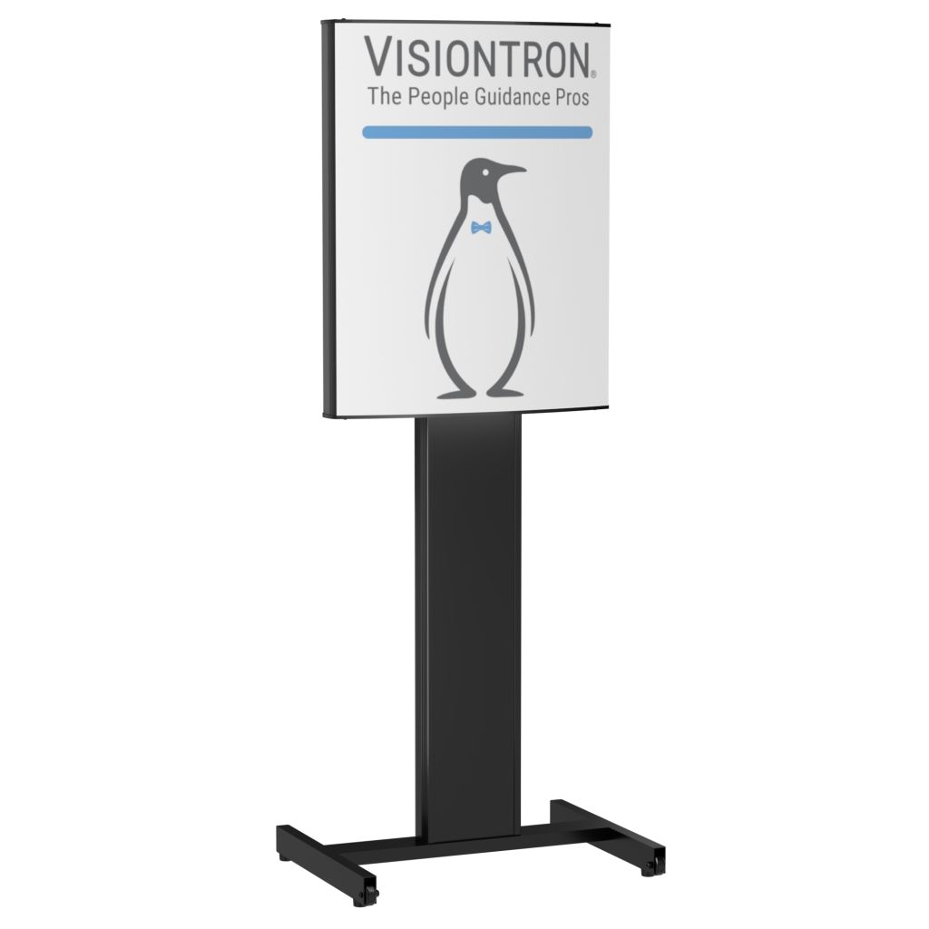 Visiontron VERSA-STAND Heavy Duty weatherproof outdoor sign stand with 22 by 28 inch display